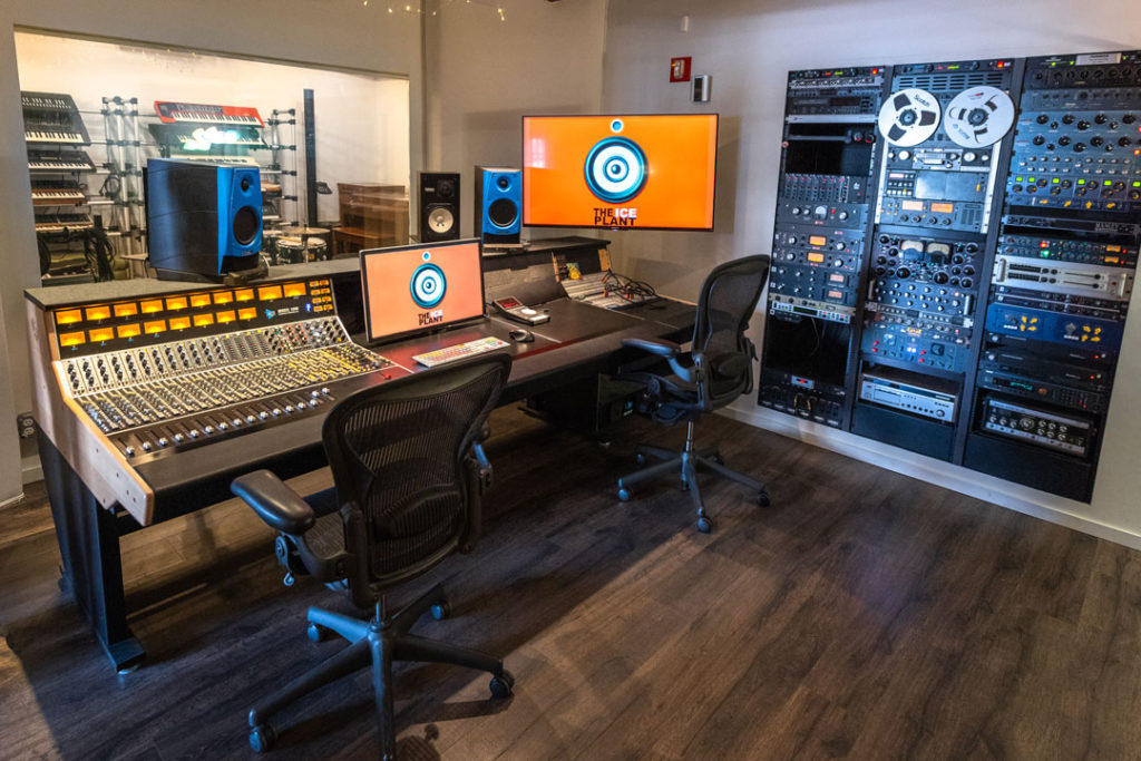 The Ice Plant Recording Studio Control Room API 1608